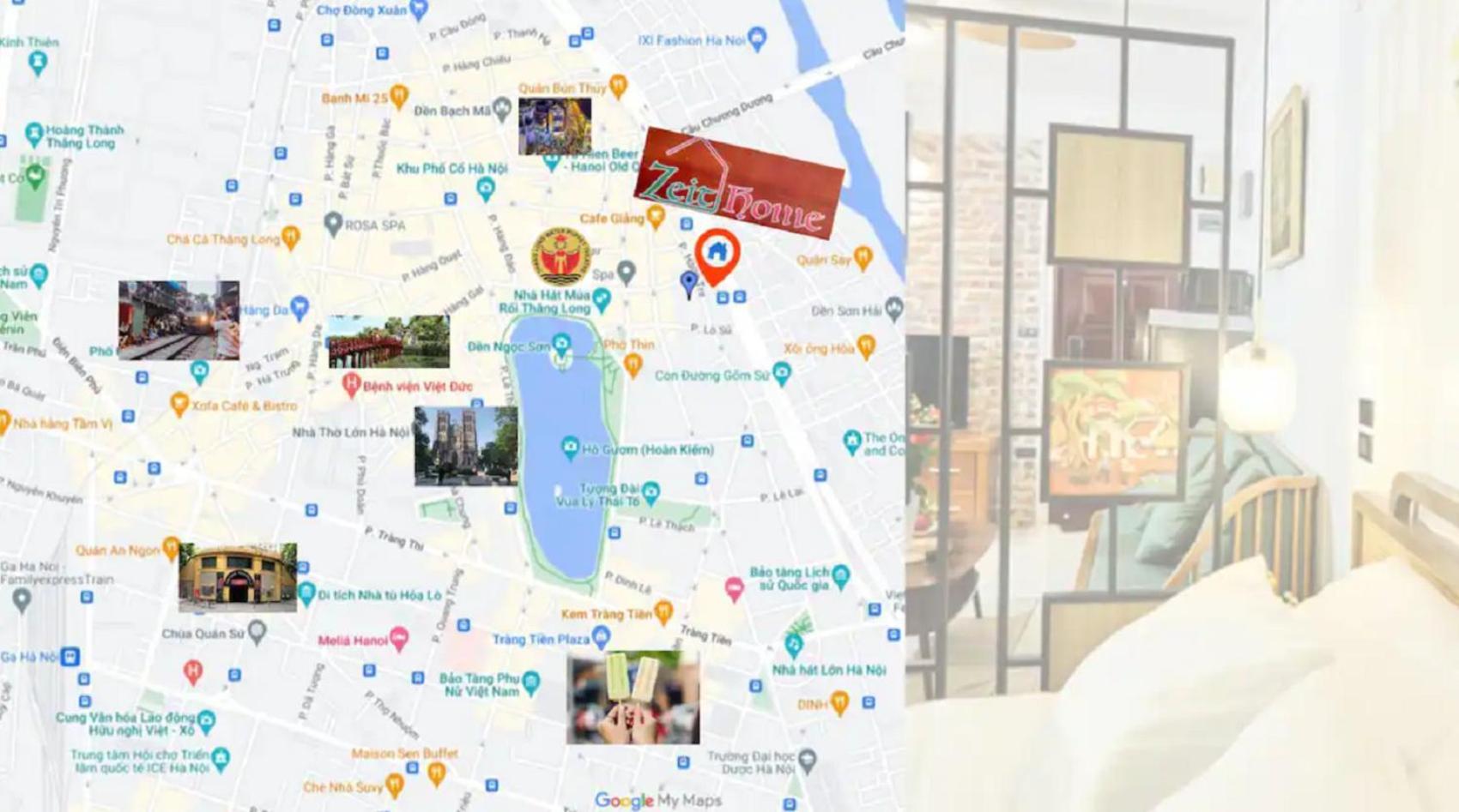 Apartment Amazing View, Natural View, 3' To Hoan Kiem Lake, Free Wifi, Netflix, 2 Beds, 1 Toilet-2 Showers